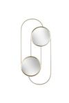 Paoletti Abstract Double Round Circular Wall Mirror thumbnail 1