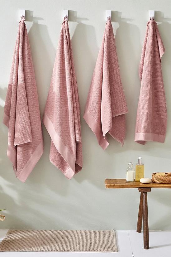 Furn Textured Weave Oxford Panel Cotton 4-Piece Hand/Bath Towel Bale 3