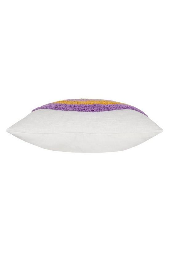 Heya Home Rainbow Tassels Tufted Cotton Polyester Filled Cushion 3