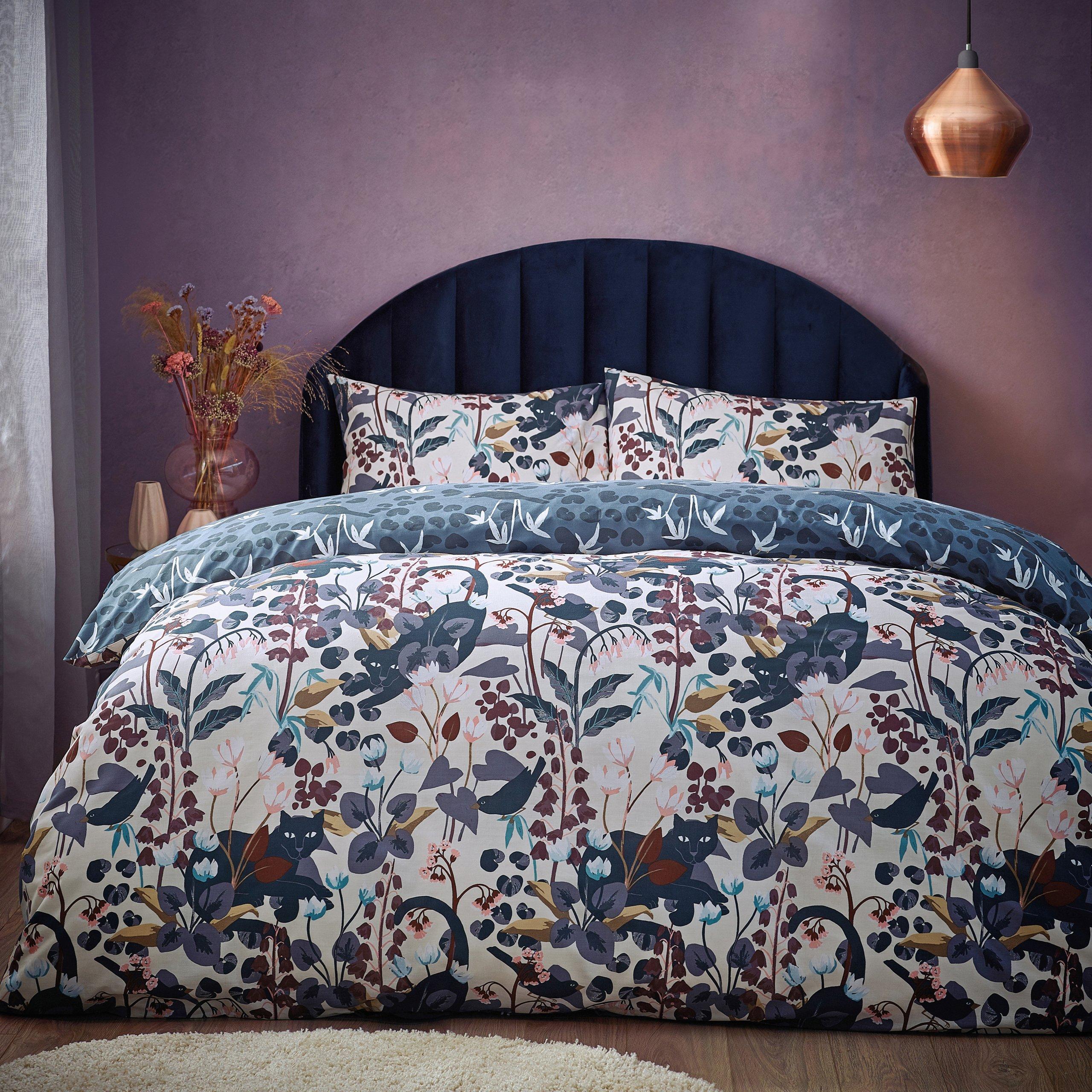 Midnight Panther Duvet Cover Set