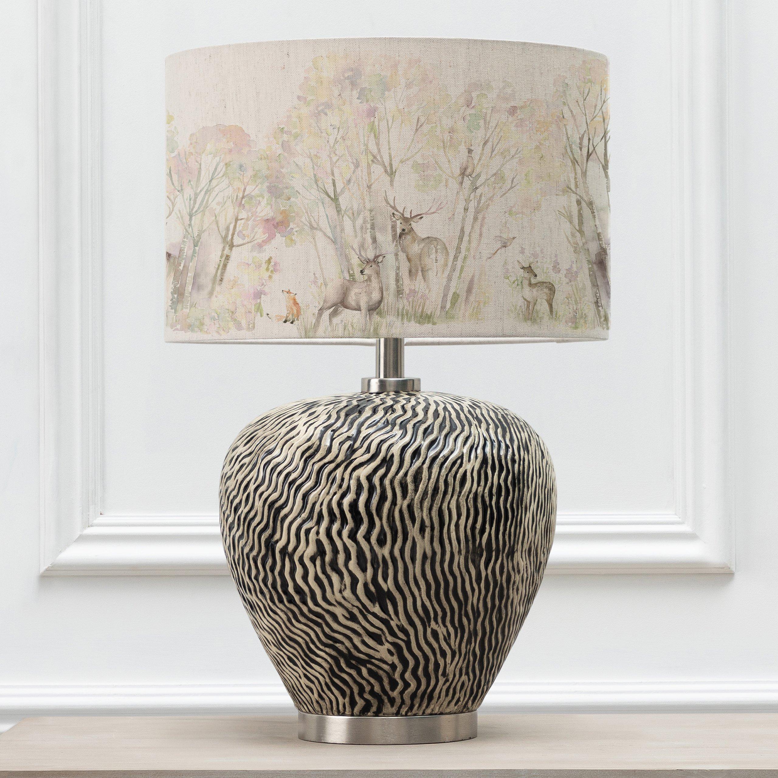 Alcina Table Lamp With Enchanted Forest  Eva Lampshade