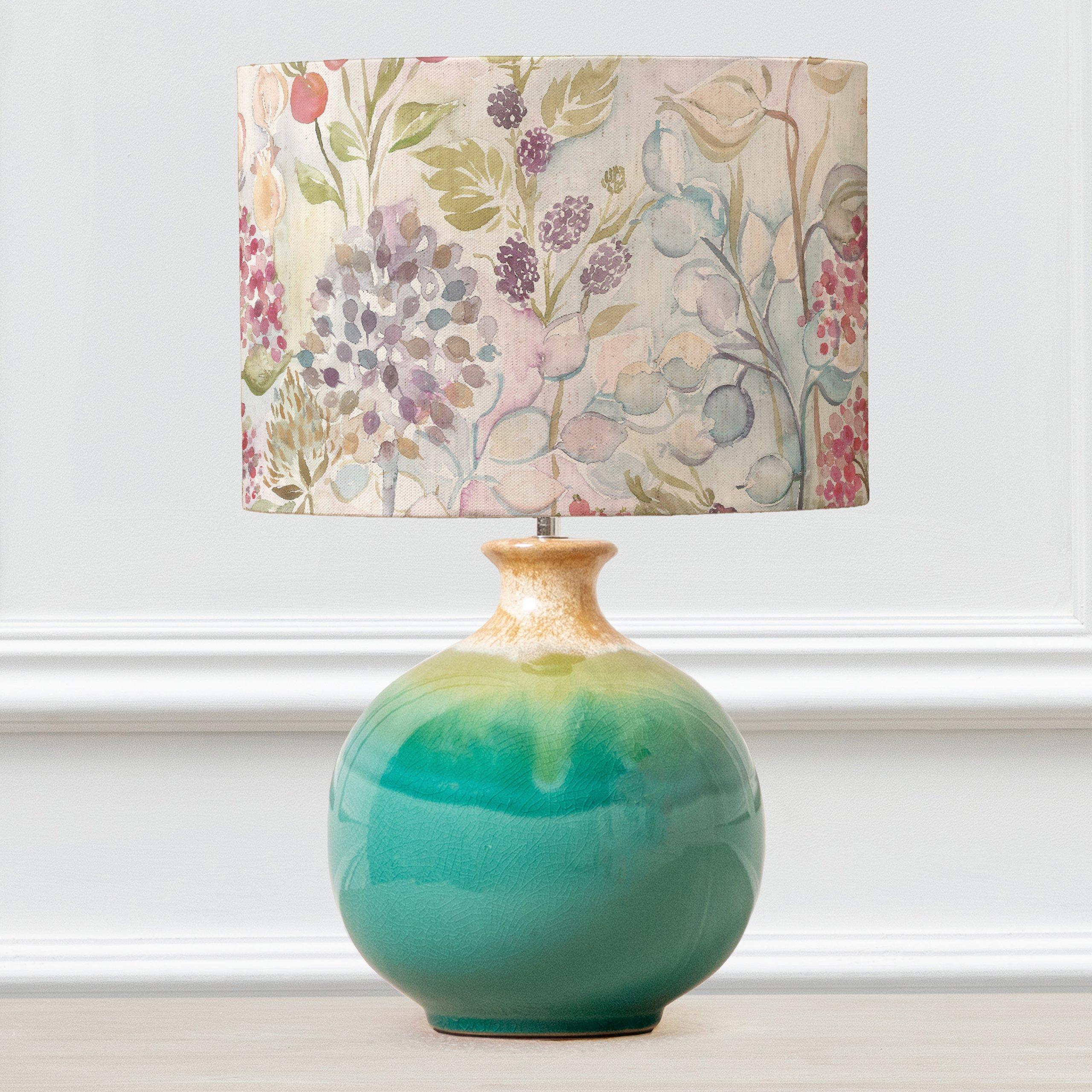 Neso Table Lamp With Hedgerow Eva Lampshade