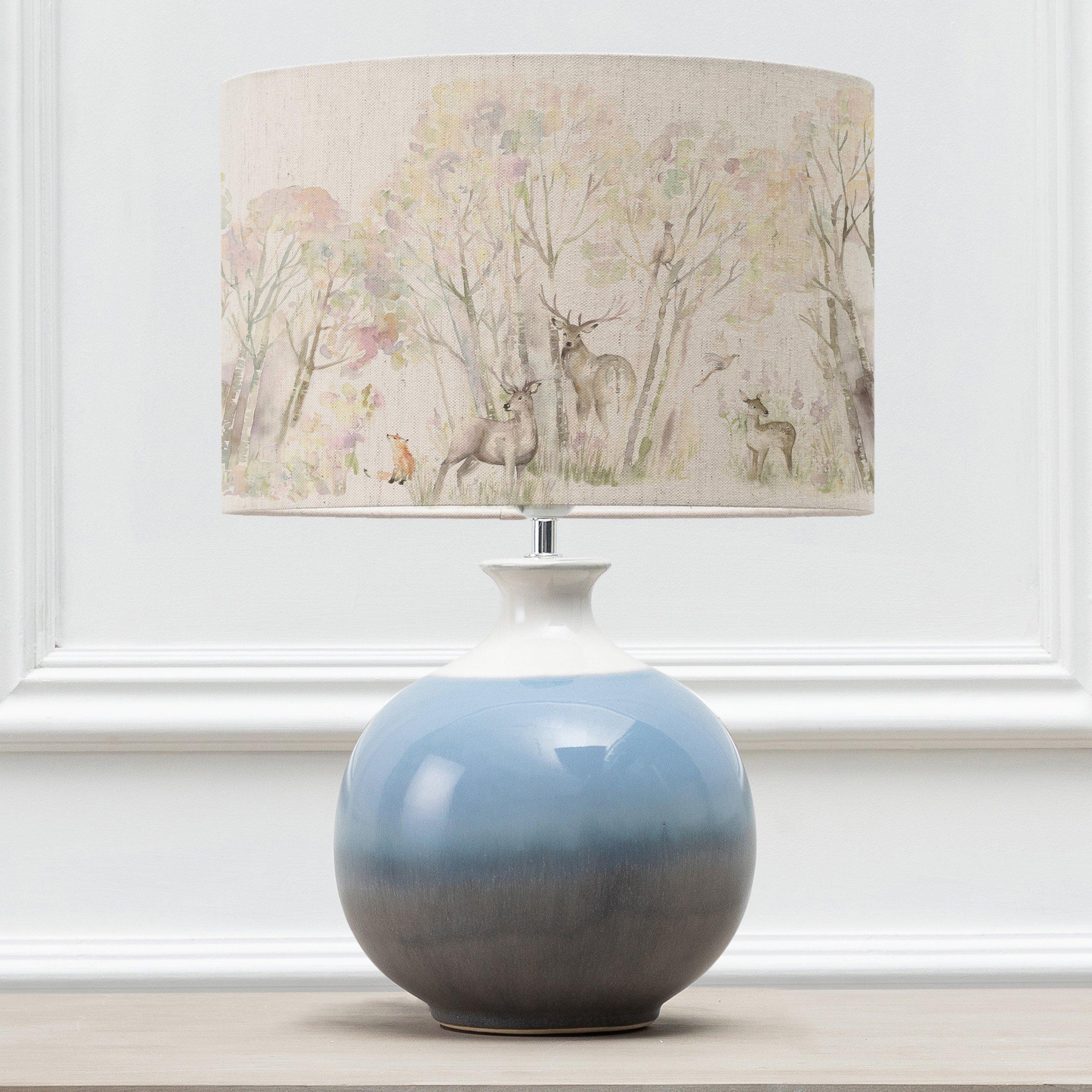 Neso Lamp With Enchanted Forest Eva Lampshade