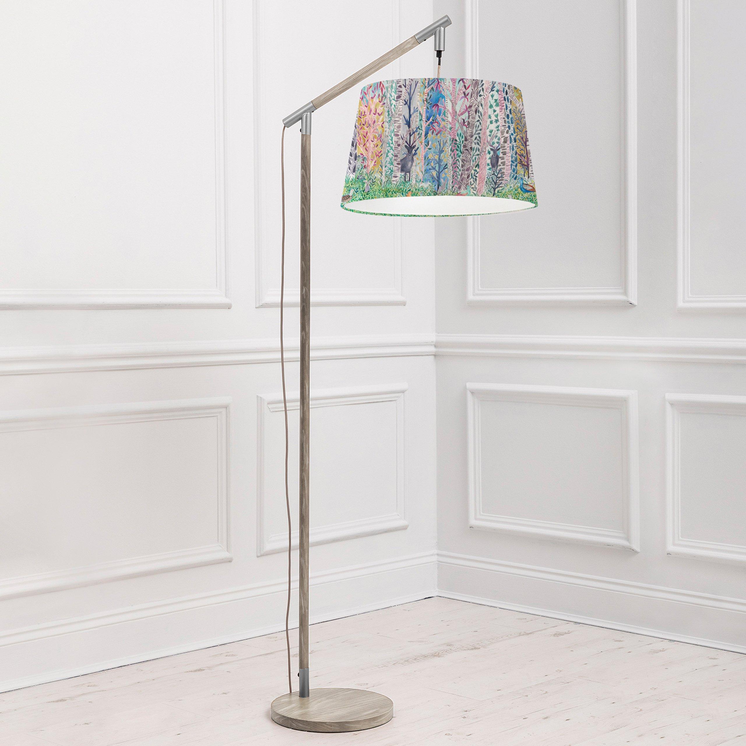 Quintus Floor Lamp With Whimsical Tale Quintus Taper Lampshade