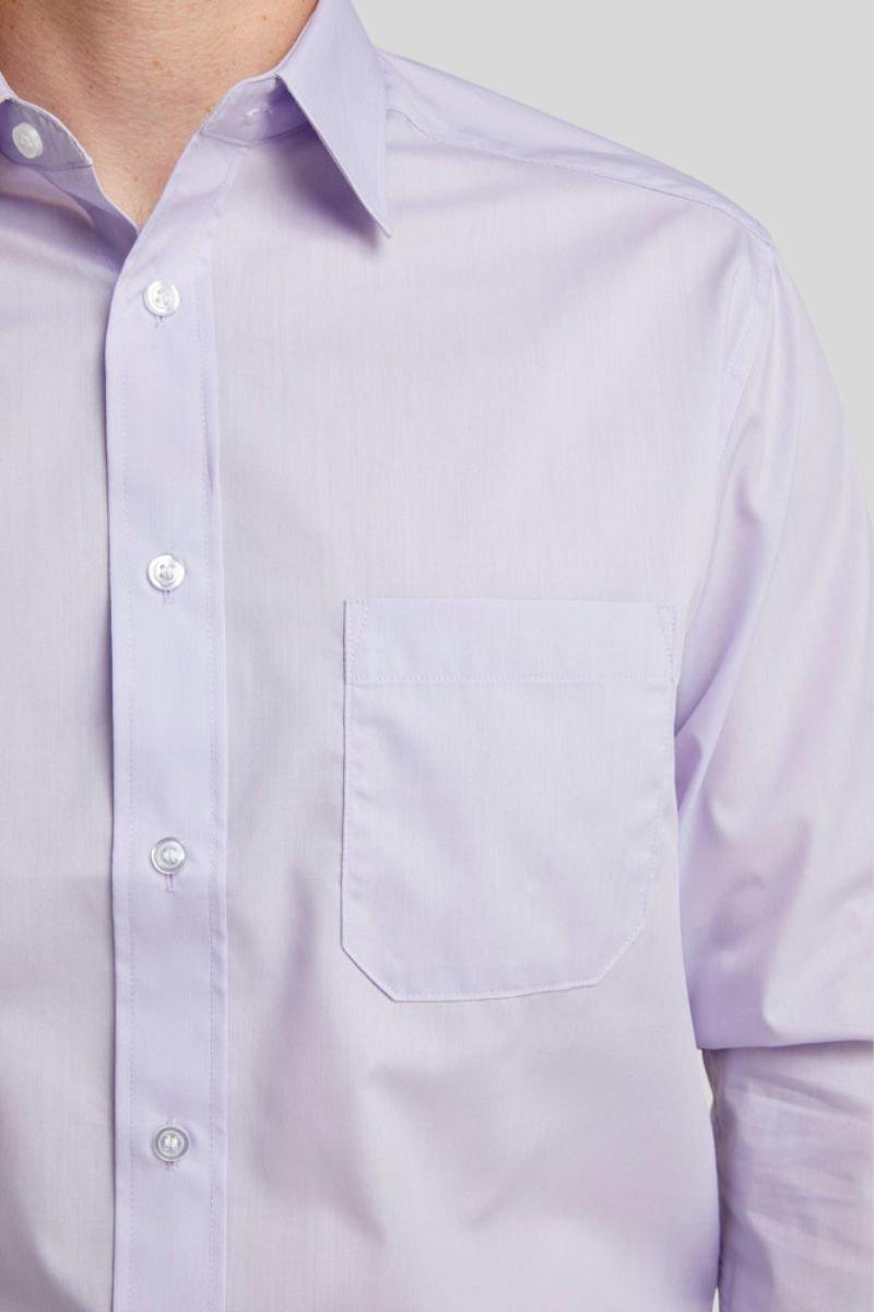 Men's Lilac Classic Easy Care Long Sleeve Shirt