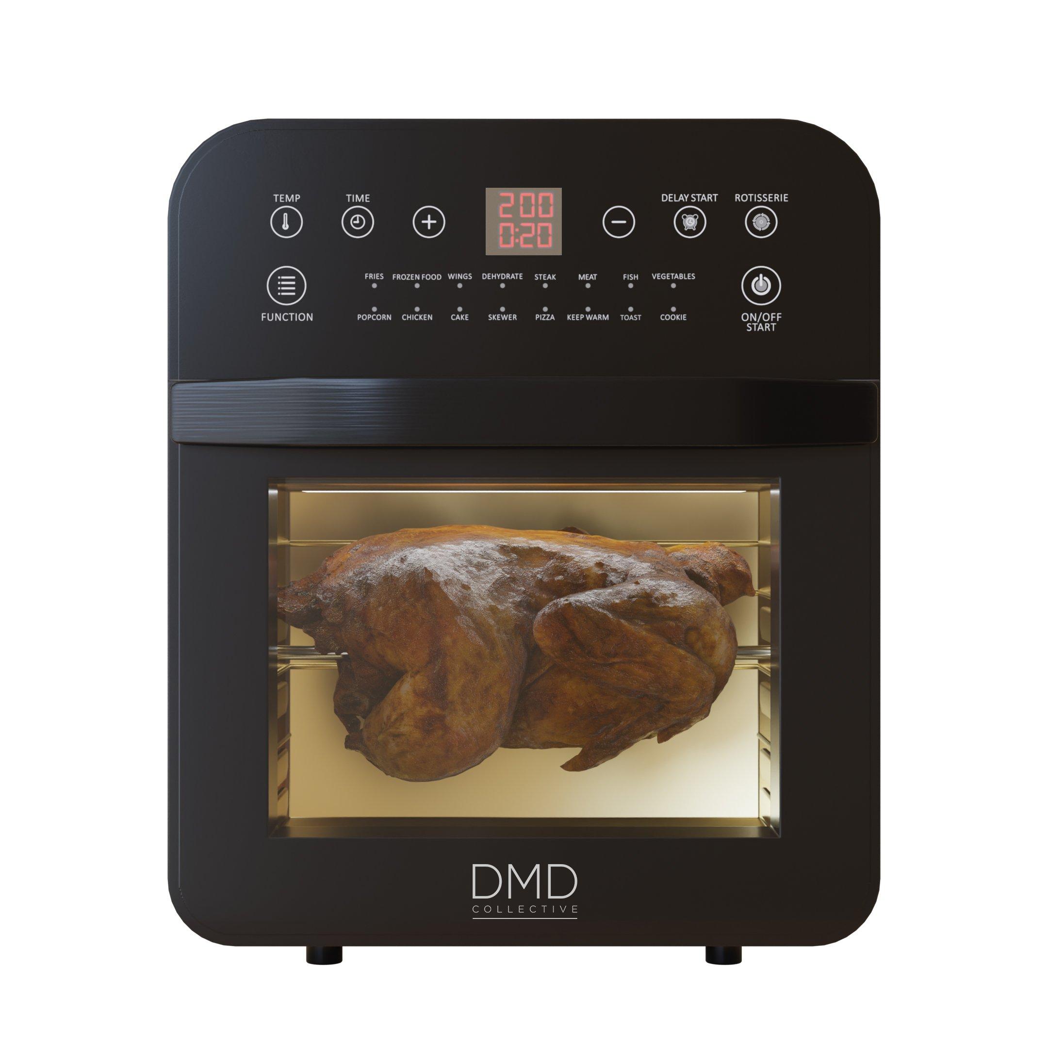 12L Digital Air Fryer Oven with Rotisserie 16 Pre-Set Modes With Timer Healthy Eating