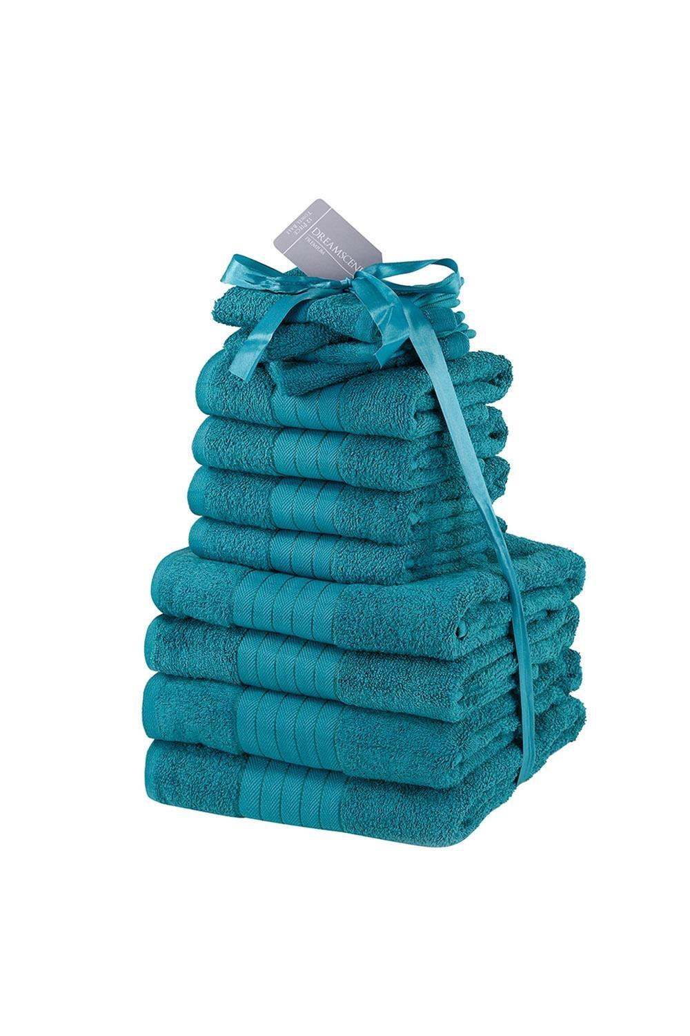 Luxury 100% Cotton 12 Piece Bathroom Towel Bale Set
