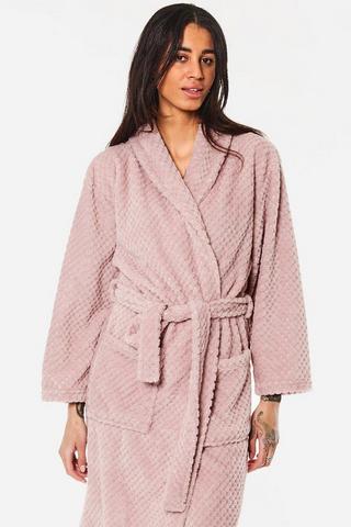 Versace bathrobe dressing gowns nightwear bedding wear pink white