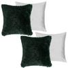 Sienna Set of 2 Fluffy Shaggy Filled Cushion with Cover Square thumbnail 2
