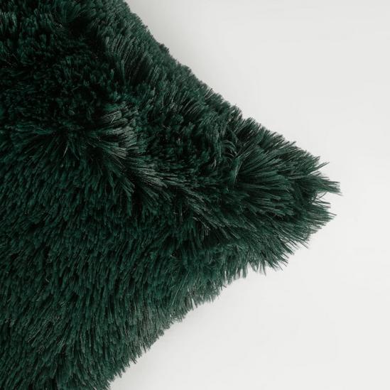 Sienna Set of 2 Fluffy Shaggy Filled Cushion with Cover Square 5