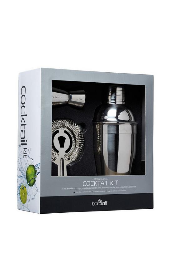 BarCraft Stainless Steel 3 Piece Cocktail Set 4