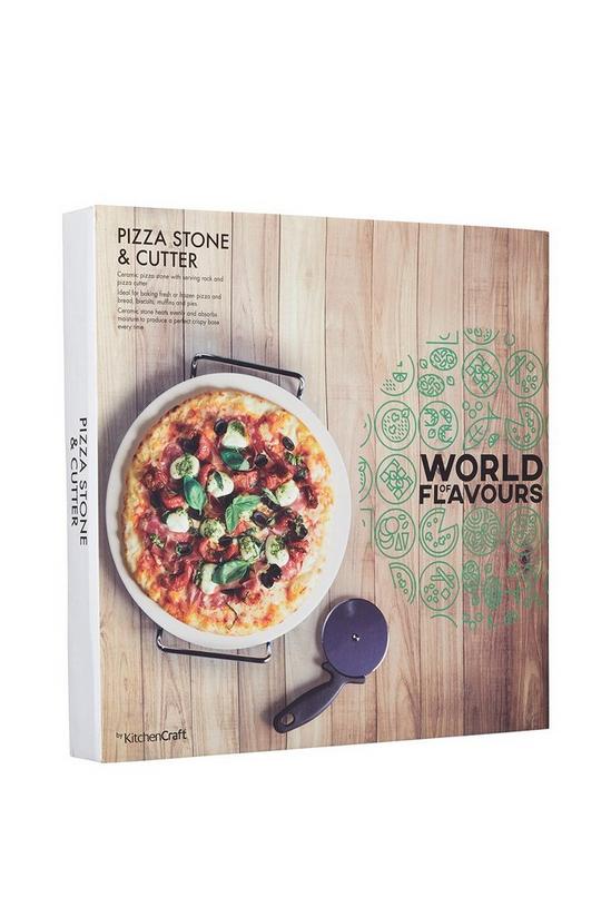 World of Flavours Italian Pizza Stone Set 3