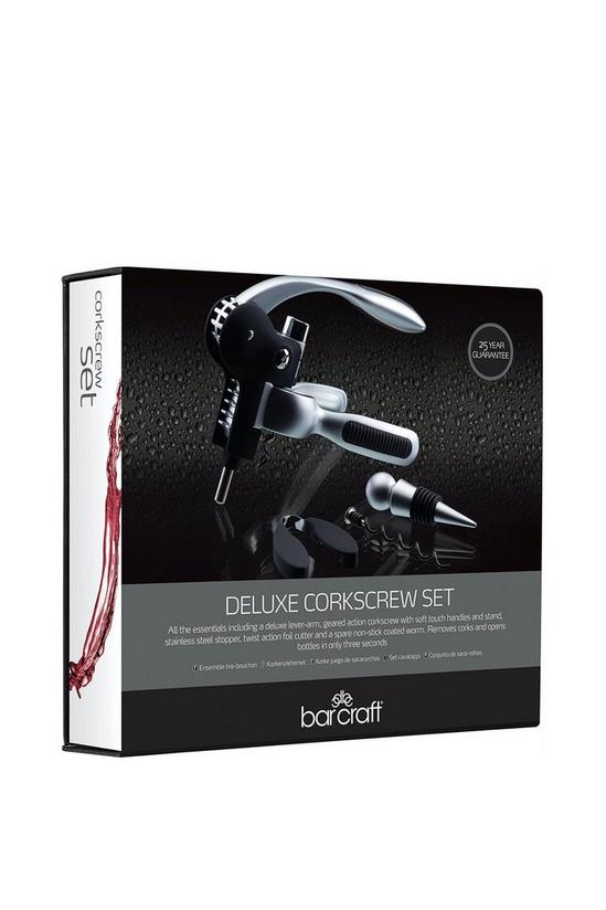 BarCraft Deluxe Lever-Arm Corkscrew Gift Set 5