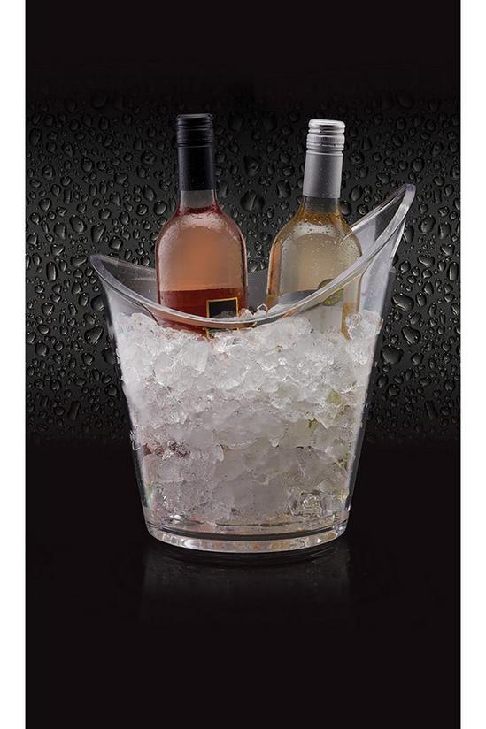 BarCraft Clear Acrylic Drinks Pail / Wine Cooler 1