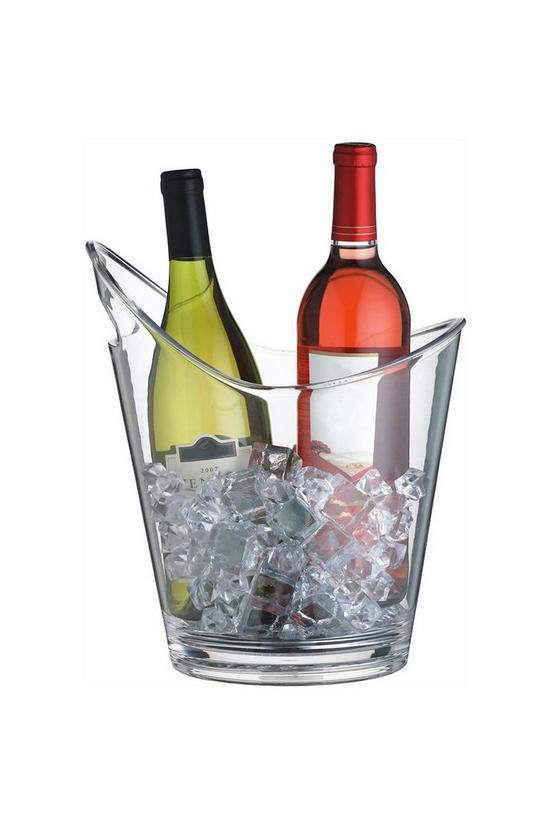 BarCraft Clear Acrylic Drinks Pail / Wine Cooler 2