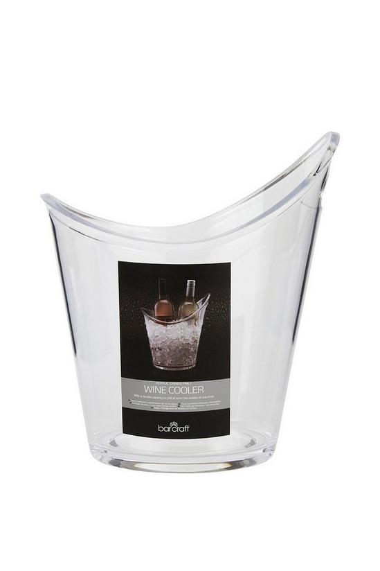 BarCraft Clear Acrylic Drinks Pail / Wine Cooler 3
