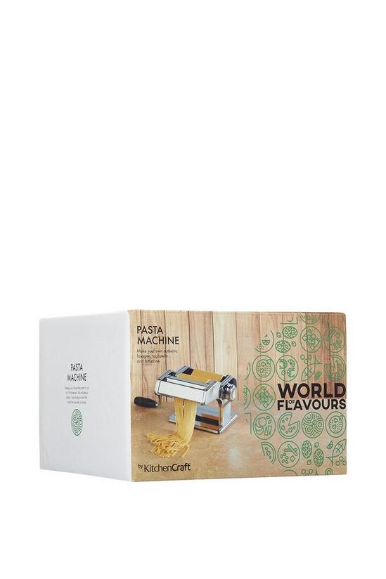 World of Flavours Italian Deluxe Double Cutter Pasta Machine 5