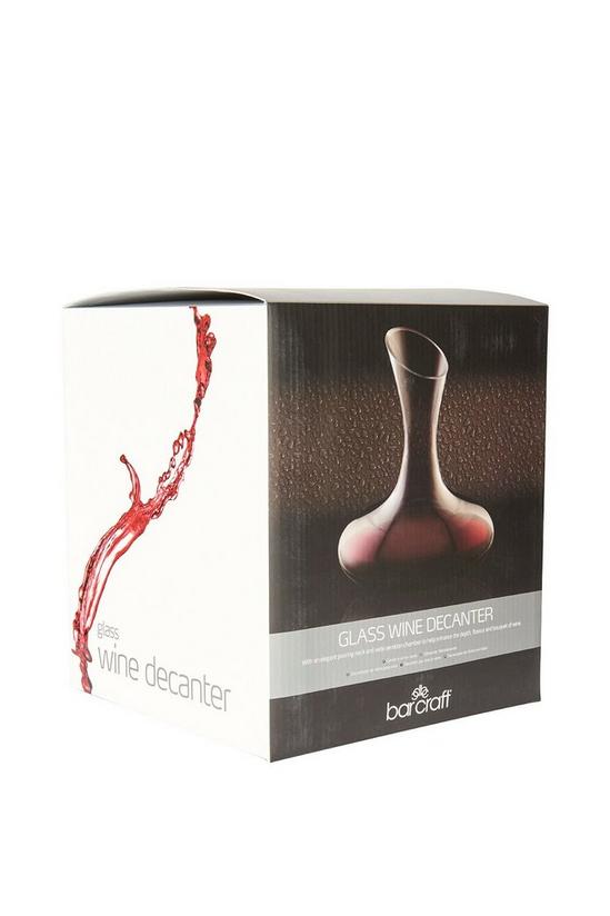 BarCraft Deluxe 1.5 Litre Glass Wine Decanter 3