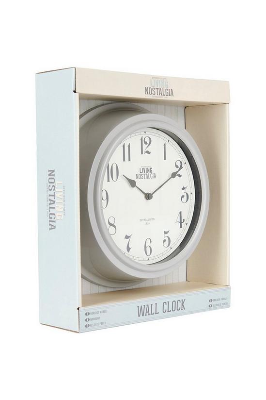 Living Nostalgia French Grey Wall Clock 3