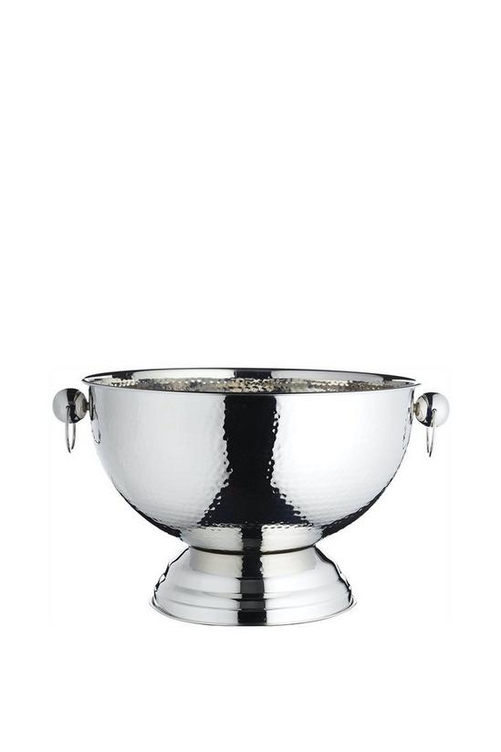 BarCraft Hammered Stainless Steel Champagne Bowl 2