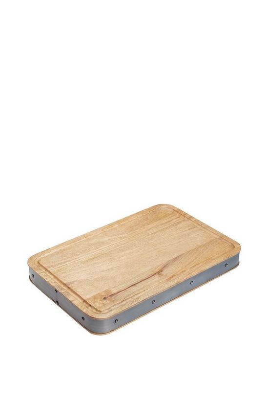 Industrial Kitchen Handmade Rectangular Wooden Butcher's Block Chopping Board 2