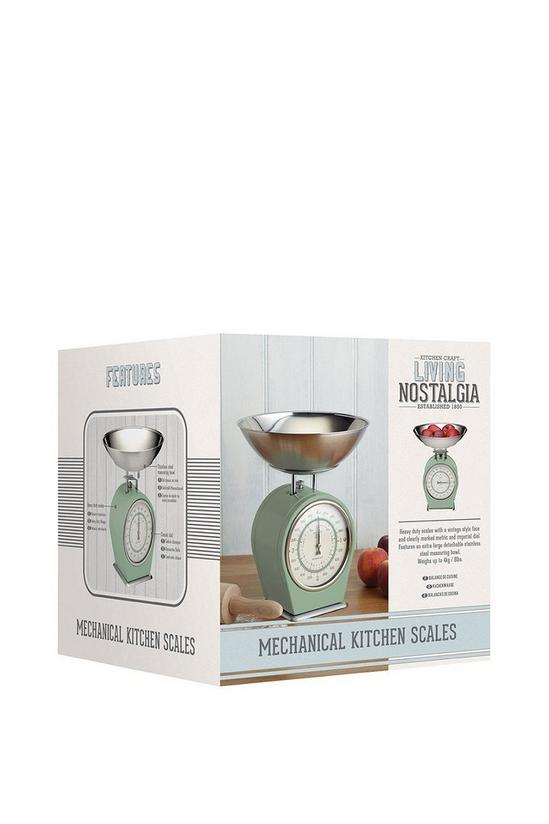 Living Nostalgia Sage Green Mechanical Kitchen Scales 4