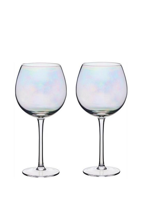 BarCraft Set of Two Iridescent Gin Glasses 2