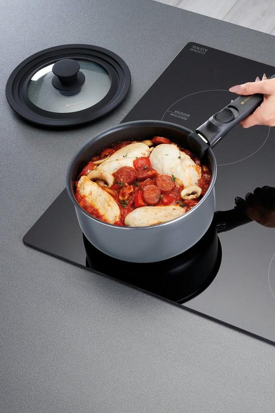 MasterClass Smart Space Set of Three Stacking Induction-Safe Non-Stick Pans 1