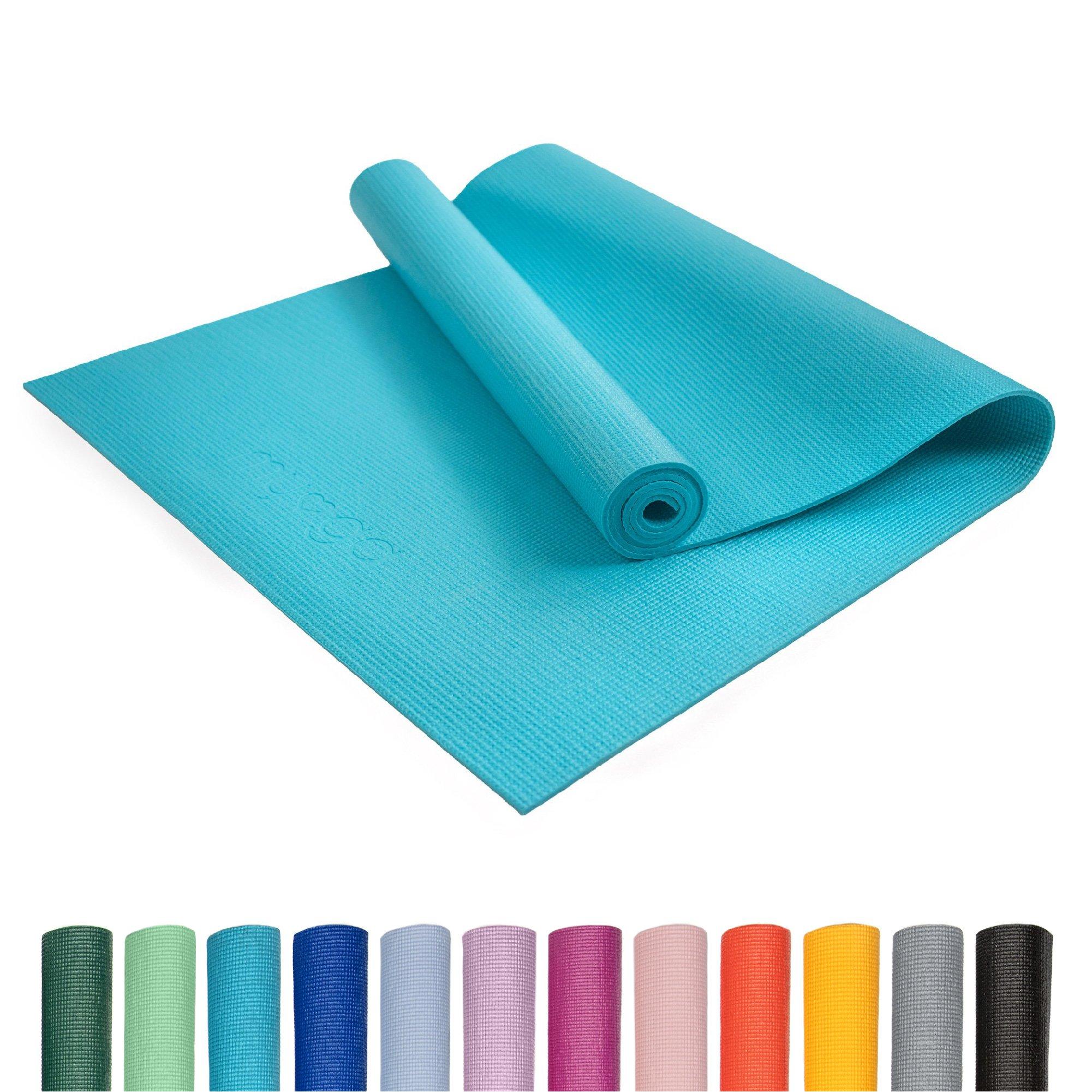 Hello Fit Kids Yoga Mats With Carrying Bags, 60 x 24 Exercise Mats, 4mm  Non Slip Yoga Mat for Boys and Girls, Easy to Clean Kid's Workout Mat, 6