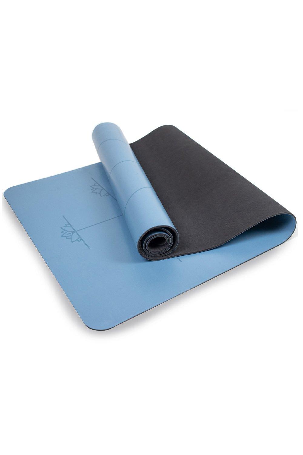 Myga, Extra Large Yoga Alignment Mat - Blue - Buds Fitness