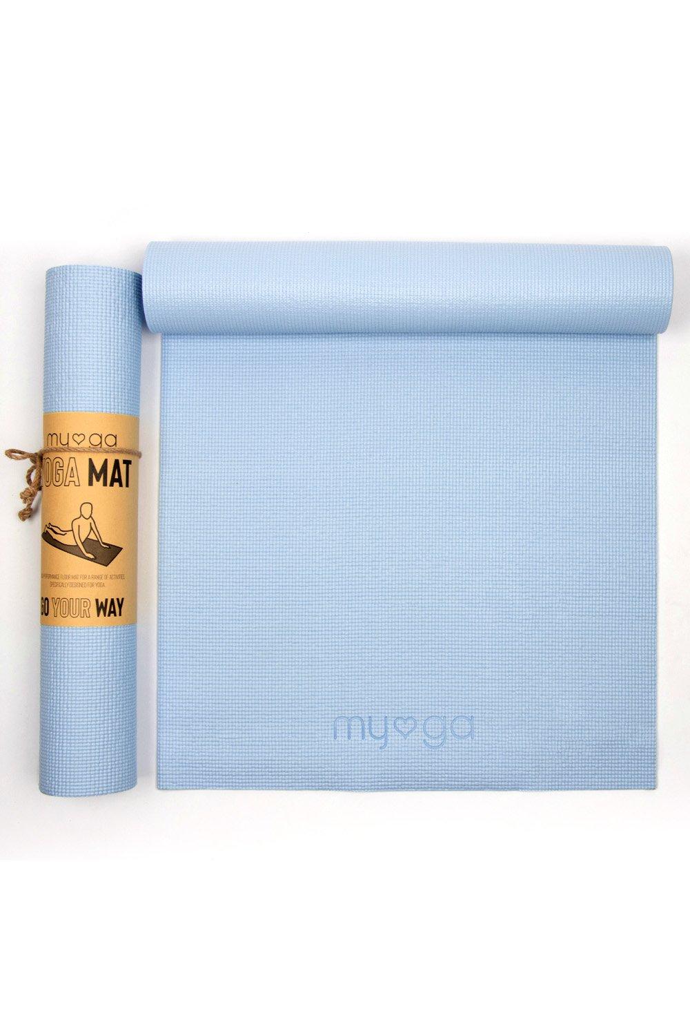 Myga Yoga Mat - Non-Slip Exercise Mat for Yoga, Pilates, Meditation &  Fitness - Lightweight Mat with Carry Strap for Travel - Royal Blue