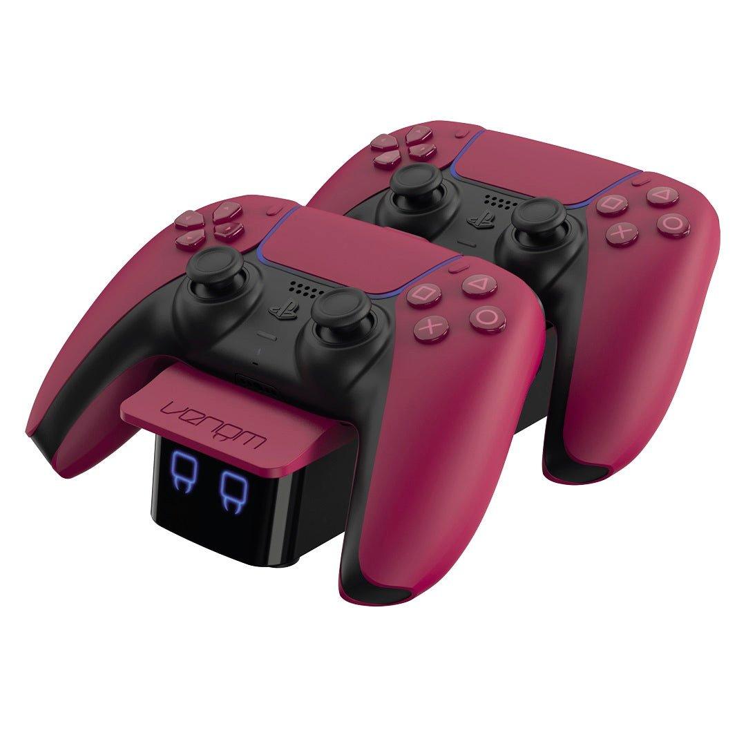 Venom PS5 Twin Docking Station - Cosmic Red for PlayStation 5
