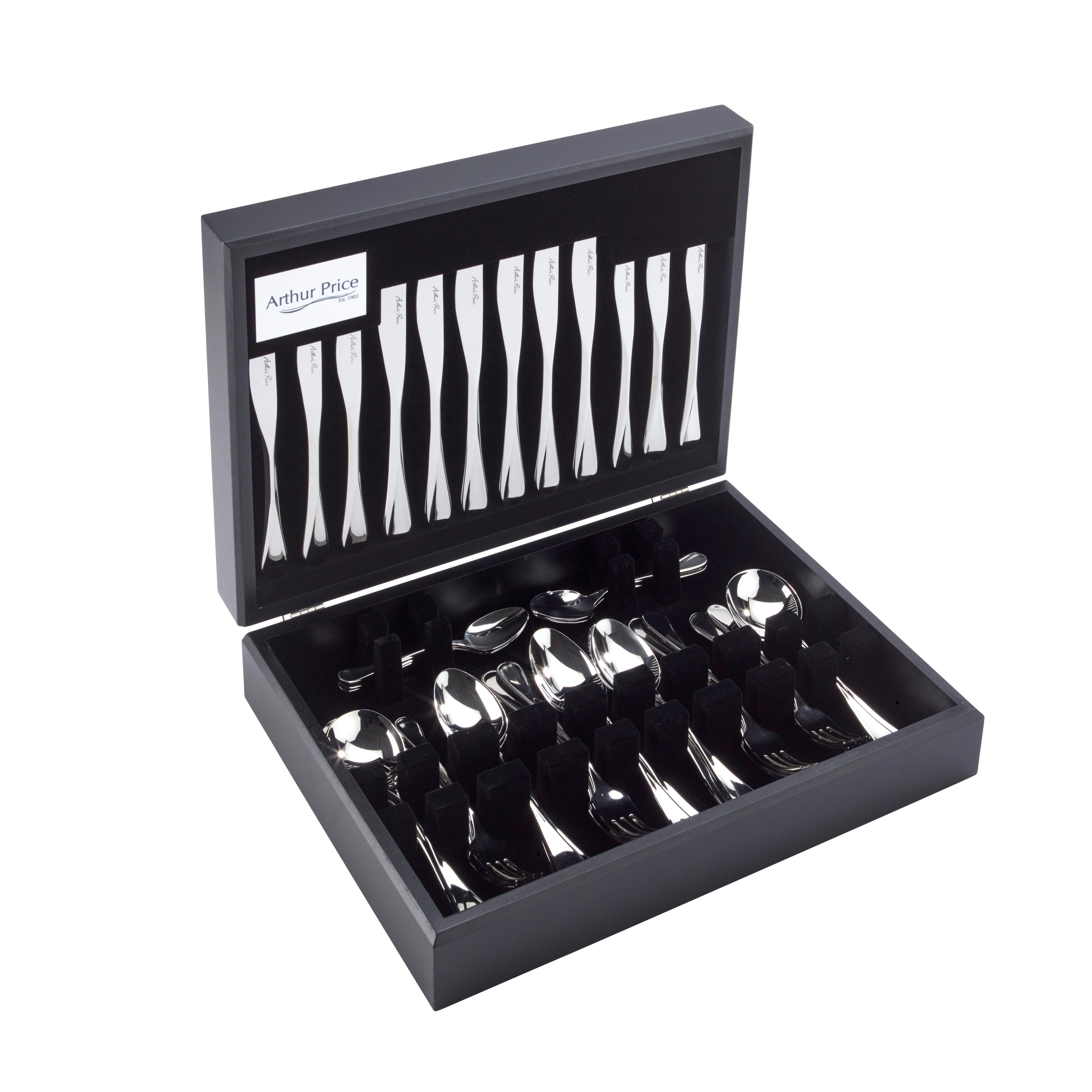 Signature 'Cascade' Stainless Steel 44 Piece 6 Person Canteen Cutlery Set