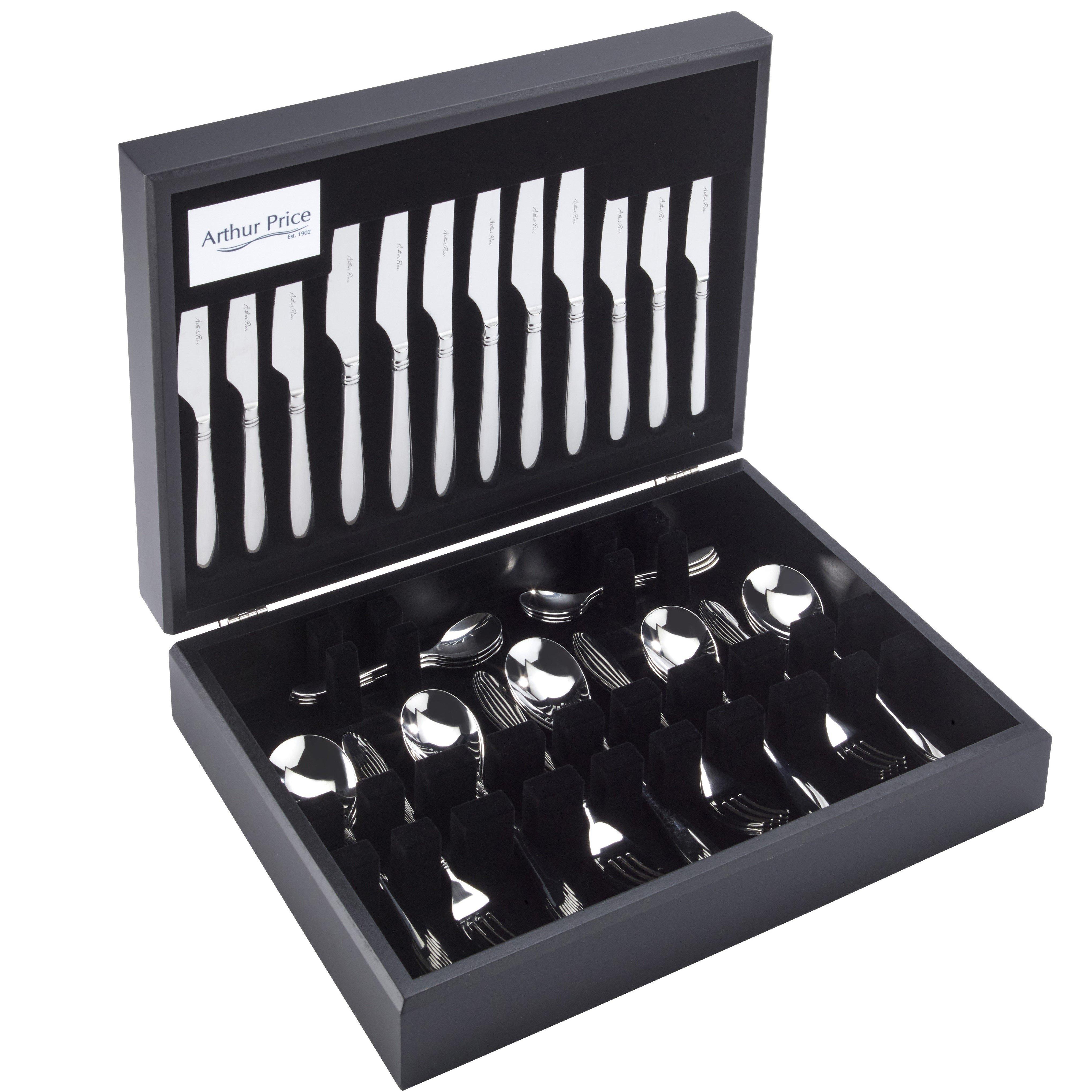 Signature 'Henley' Stainless Steel 58 Piece 8 Person Canteen Cutlery Set