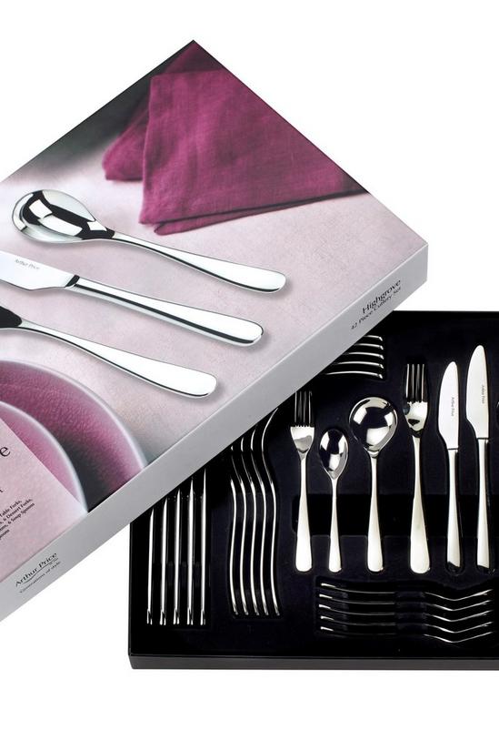 Arthur Price Stainless Steel 'Highgrove' 42 Piece 6 Person Boxed Cutlery Set 1
