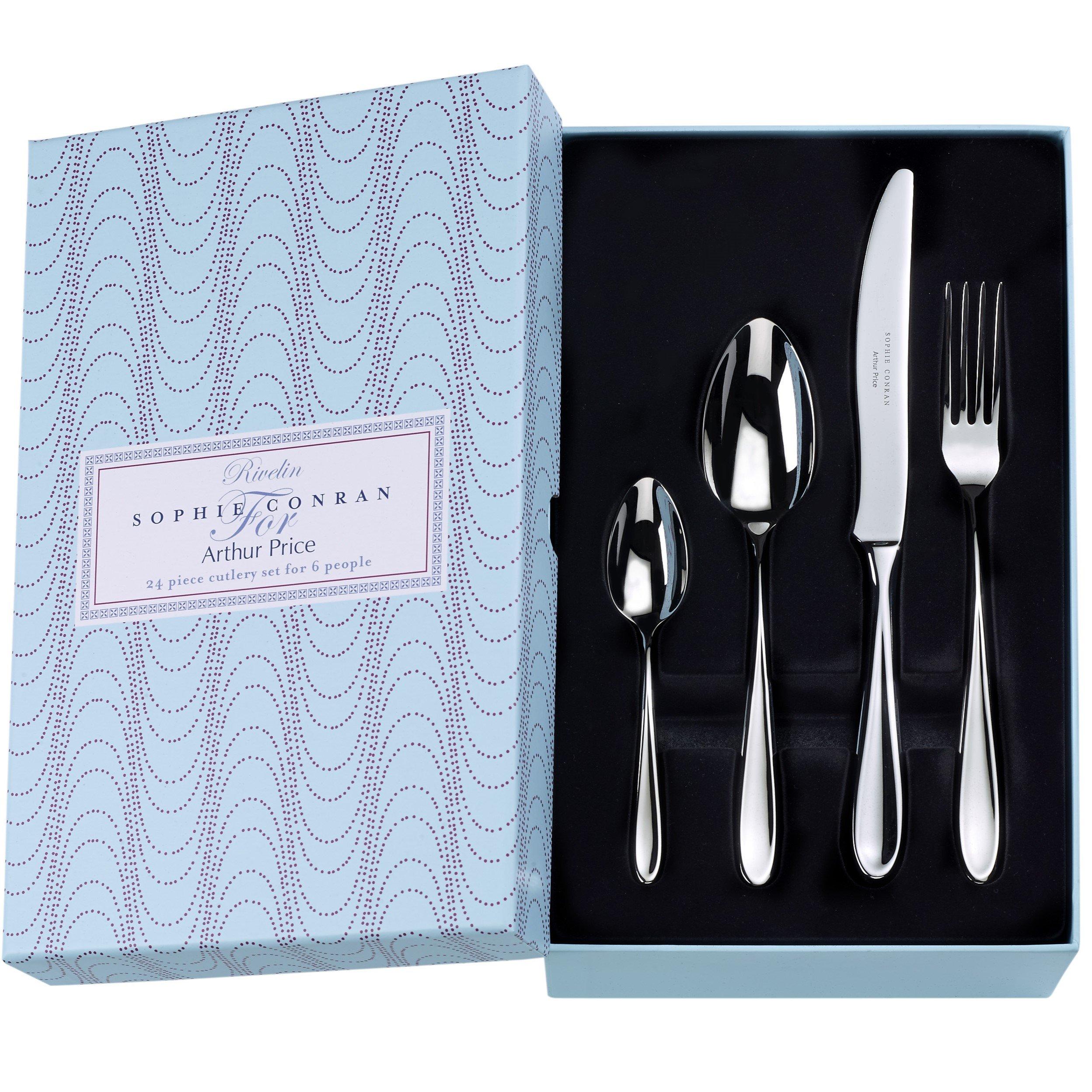Sophie Conran 'Rivelin' 24 Piece 6 Person Boxed Cutlery Set