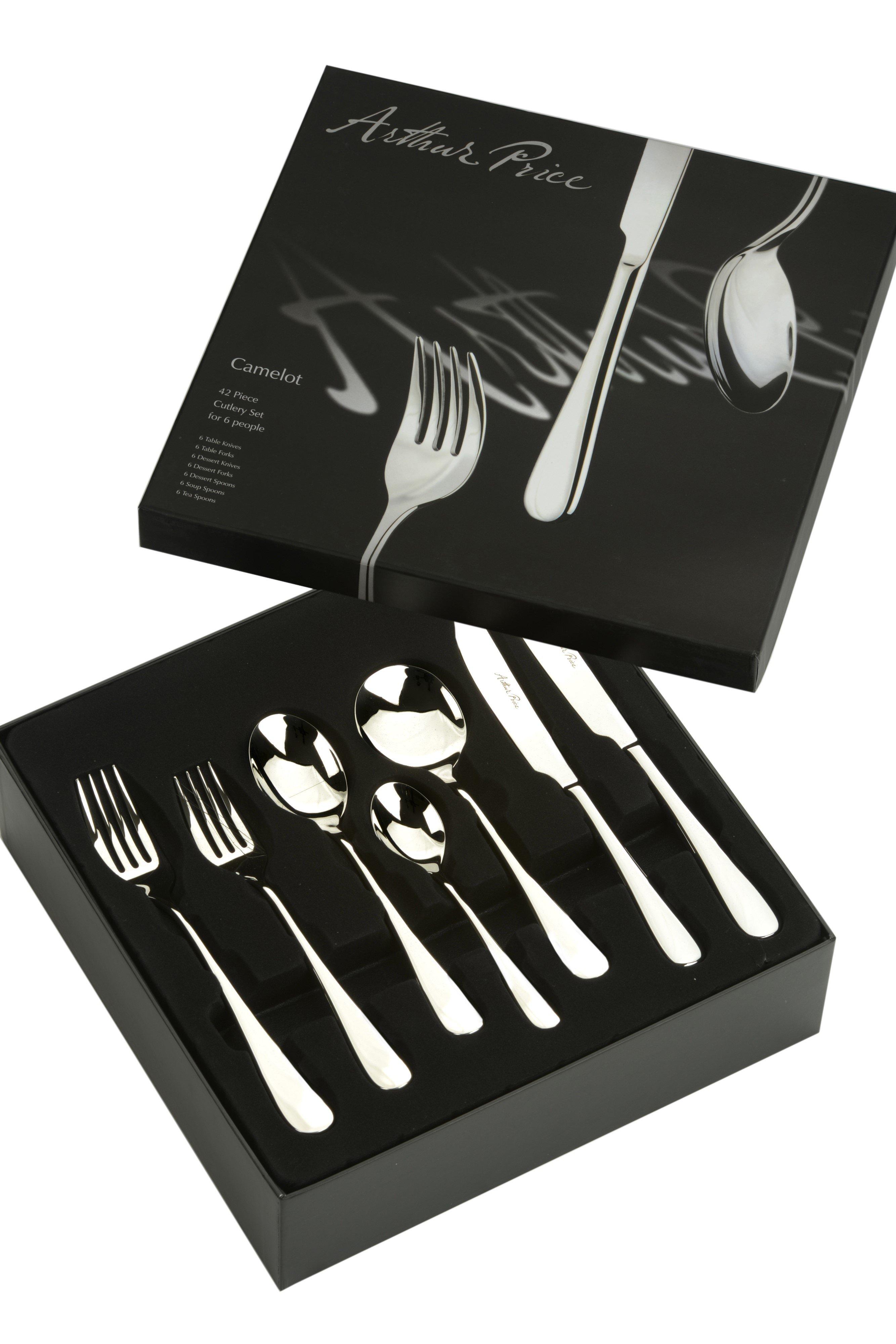 Signature 'Camelot' Stainless Steel 42 Piece 6 Person Boxed Cutlery Set