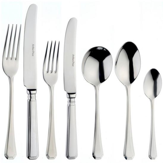 Arthur Price 'Grecian' Stainless Steel 44 Piece 6 Person Canteen Cutlery Set 1