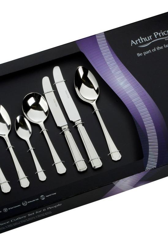 Arthur Price 'Grecian' Stainless Steel 44 Piece 6 Person Boxed Cutlery Set 1