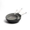 MasterClass 3pc Cookware Set with 2x Non-Stick Cast Aluminium Frying Pans, 20cm & 28cm and 28cm Wok - Induction Safe thumbnail 1