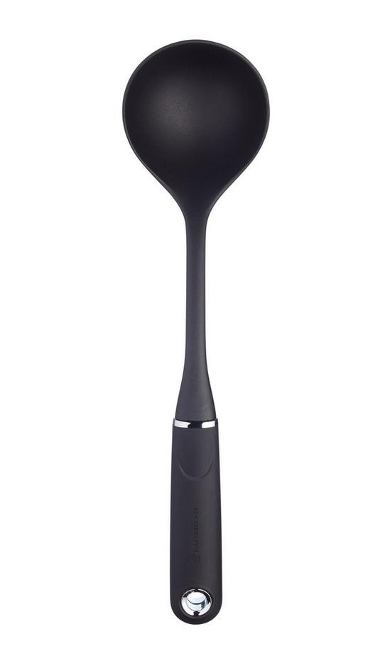 MasterClass 6pc Non-Slip Nylon Kitchen Utensil Set with Skimmer, Ladle, Slotted Spoon, Masher, Cooking Spoon and Slotted Turner 4