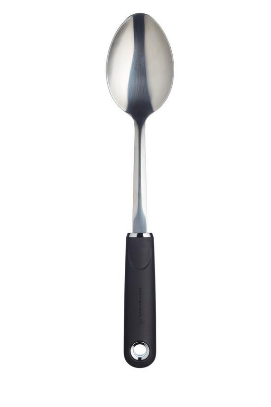 MasterClass 4pc Stainless Steel Utensil Set with Cooking Spoon, Slotted Spoon, Slotted Turner and Ladle 4