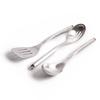 KitchenAid 3pc Premium Stainless Steel Utensil Set including Slotted Turner, Slotted Spoon and Cooking Spoon thumbnail 1