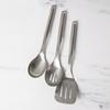 KitchenAid 3pc Premium Stainless Steel Utensil Set including Slotted Turner, Slotted Spoon and Cooking Spoon thumbnail 2
