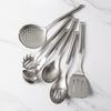 KitchenAid 6pc Premium Stainless Steel Utensil Set with Slotted Spoon, Slotted Turner, Cooking Spoon, Ladle, Pasta Server & Strainer thumbnail 2