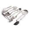 KitchenAid 9pc Stainless Steel Utensil Set with Slotted Spoon, Turner, Cooking Spoon, Ladle, Pasta Server, Strainer, Fish Slice, Whisk & Spatula thumbnail 1
