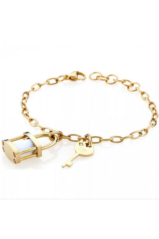 STORM Jewellery 'Onyxia' Gold Plated Stainless Steel Bracelet - 9980697/GD 1