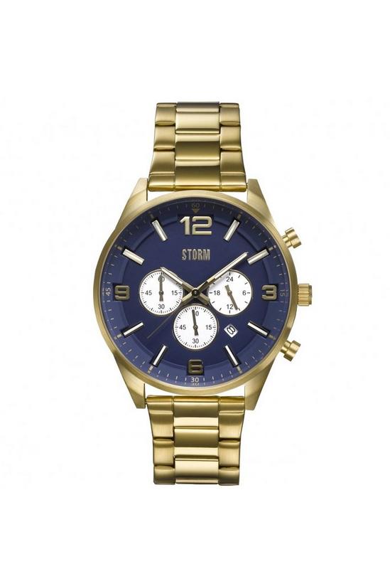 STORM Storm Chronotron Gold Blue Stainless Steel Fashion Watch - 47496/gd/b 1