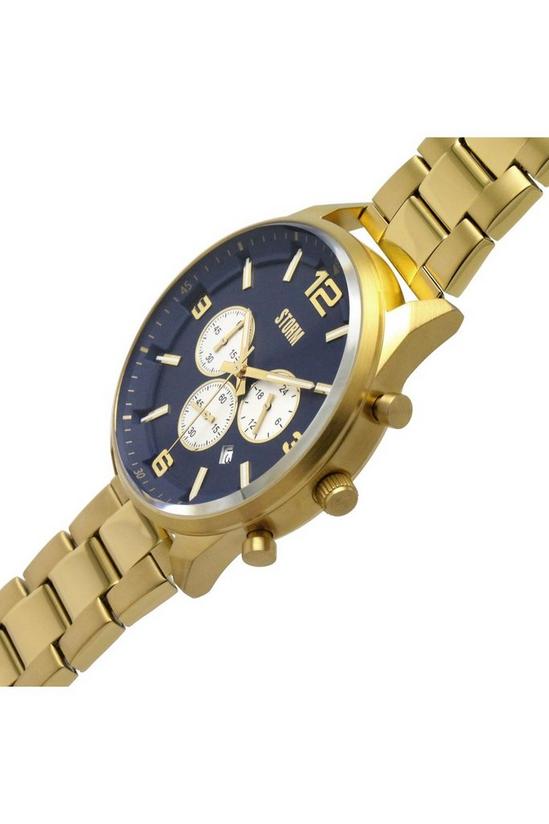 STORM Storm Chronotron Gold Blue Stainless Steel Fashion Watch - 47496/gd/b 2