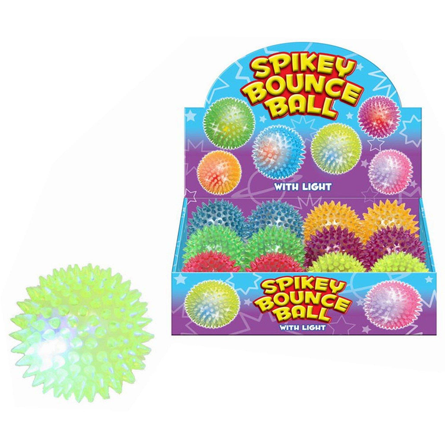 Spikey Bounce Ball With Light
